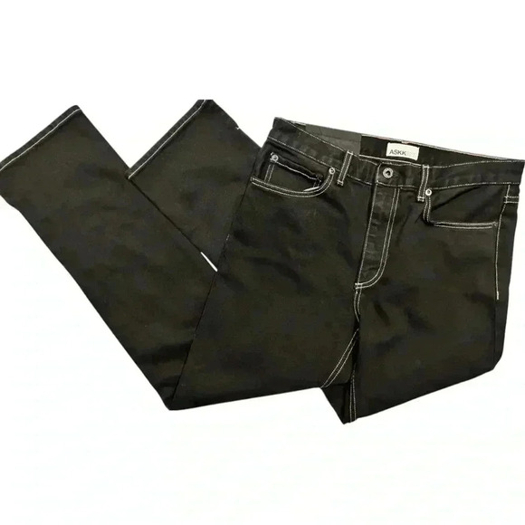 ASKK NY Black Denim Jeans Size 28 - Picture 1 of 13